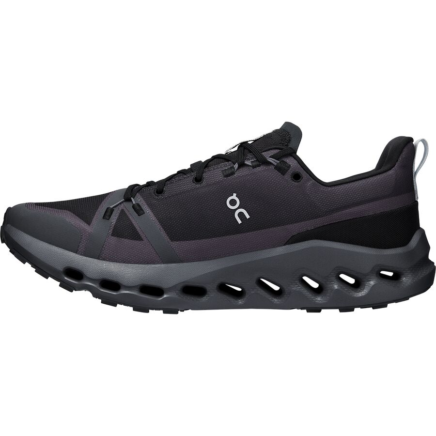 On Running Cloudsurfer Trail Waterproof Running Shoe - Men's Black/Eclipse