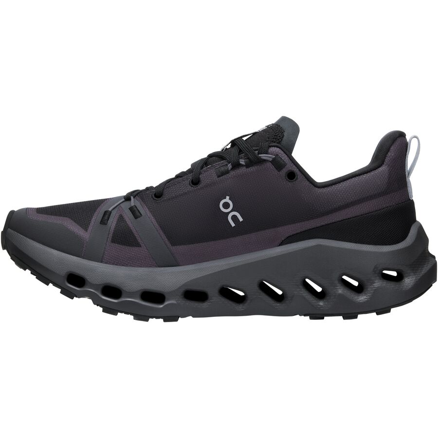 On Running Cloudsurfer Trail Waterproof Shoe - Women's Black/Eclipse