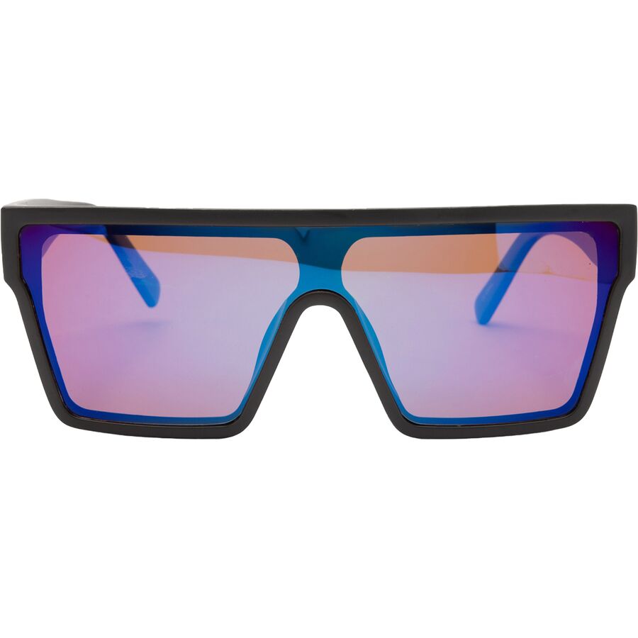 Optic Nerve Flyest Polarized Sunglasses Blue/Black/Polarized Smoke Lens Red Mirror
