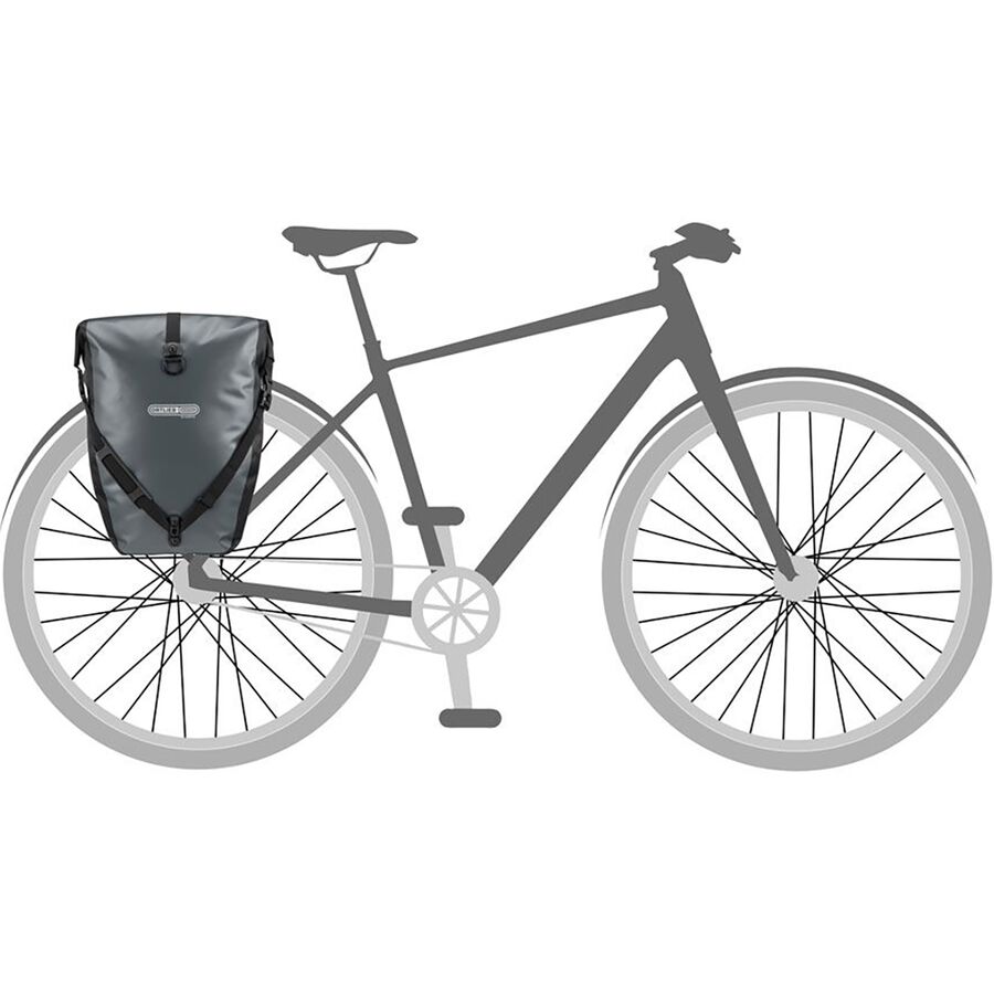 Ortlieb Back-Roller Classic Panniers - Pair Asphalt/Black