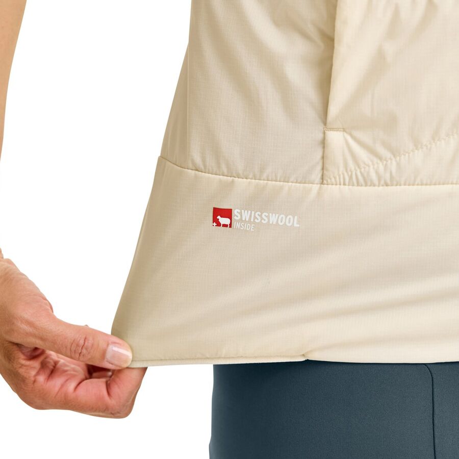 Ortovox Swisswool Piz Duan Vest - Women's White Chalk