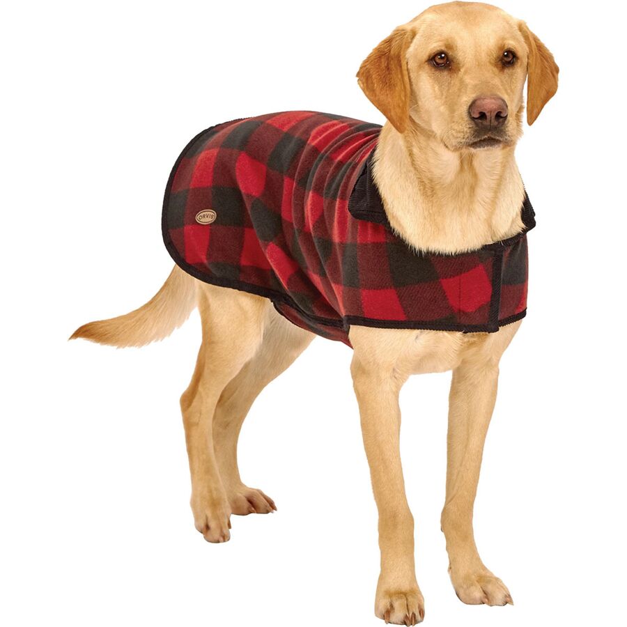Orvis Buffalo Check Dog Jacket Red/Black