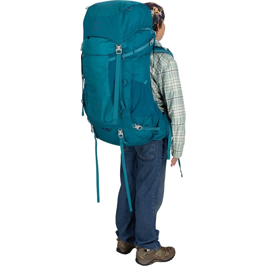 Osprey Packs Ace 65L Backpack - Kids' Blue Spikemoss/Deep Peyto