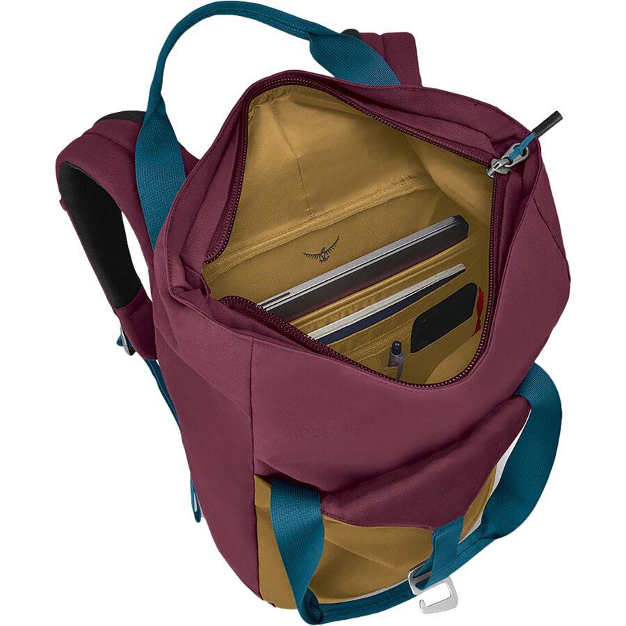 Osprey Packs Arcane 20L Tote Pack Allium Red/Brindle Brown