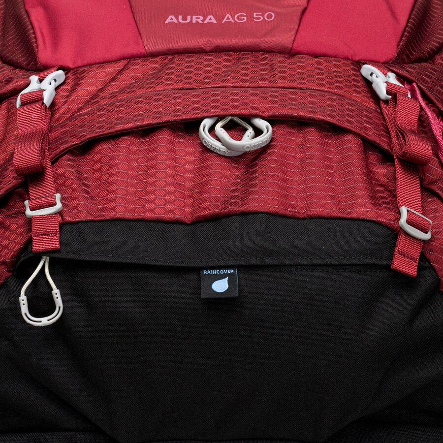 Osprey Packs Aura AG 50L Backpack - Women's Berry Sorbet Red