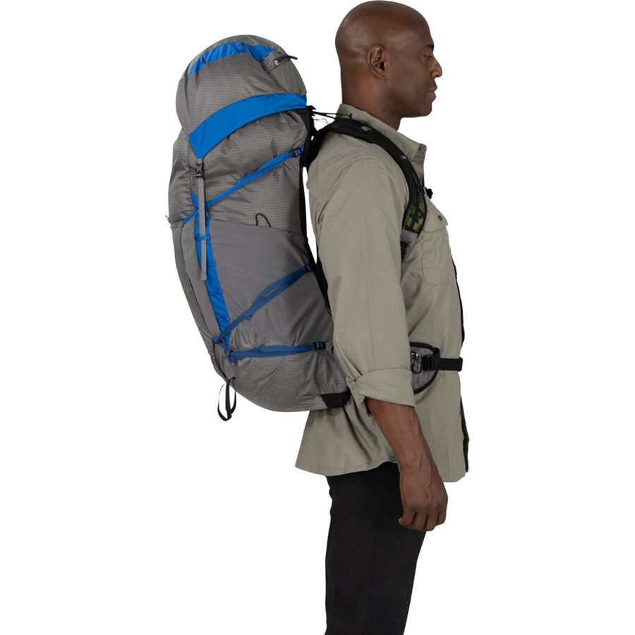 Osprey Packs Exos Pro 55L Backpack Dale Grey/Agam Blue