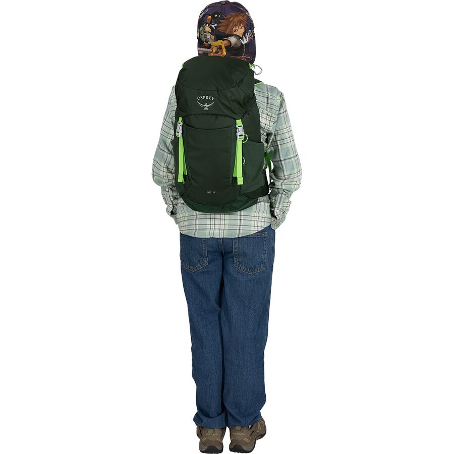 Osprey Packs Jet 18L Hydration Pack - Kids' Green Canopy