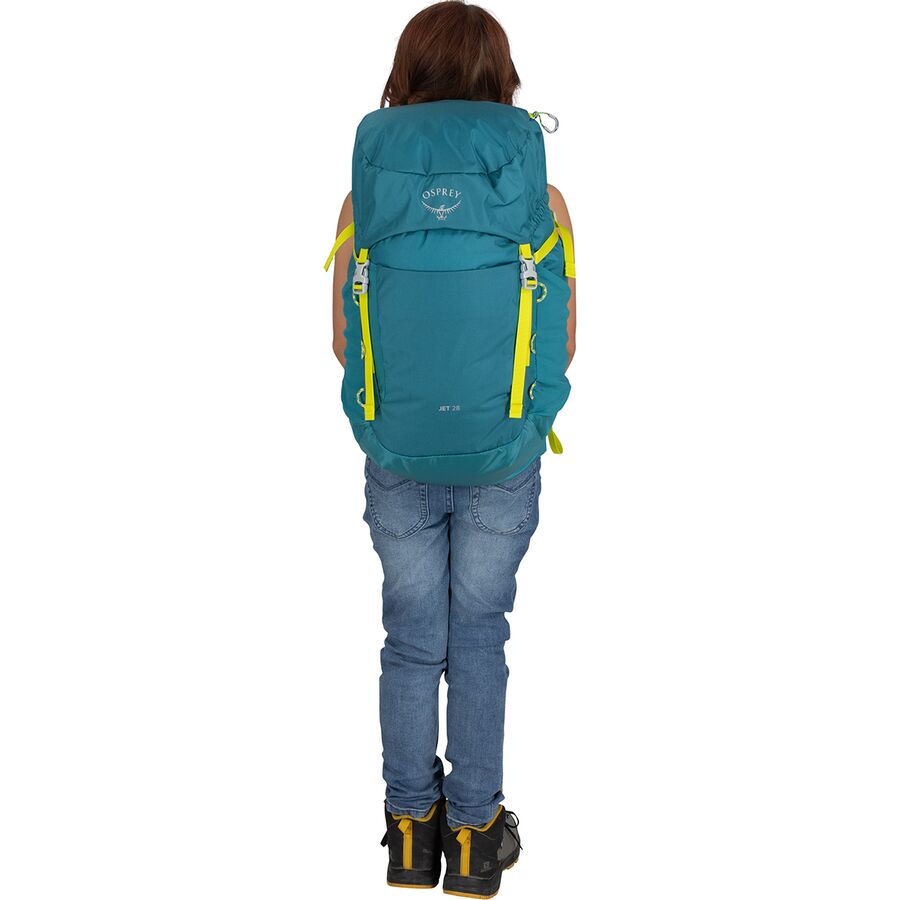Osprey Packs Jet 28L Hydration Pack - Kids' Blue Spikemoss