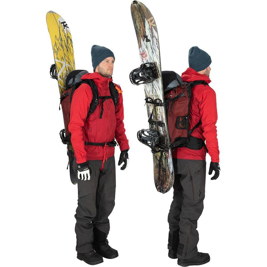 Osprey Packs Soelden Pro Avy 32L Airbag Backpack Red Mountain