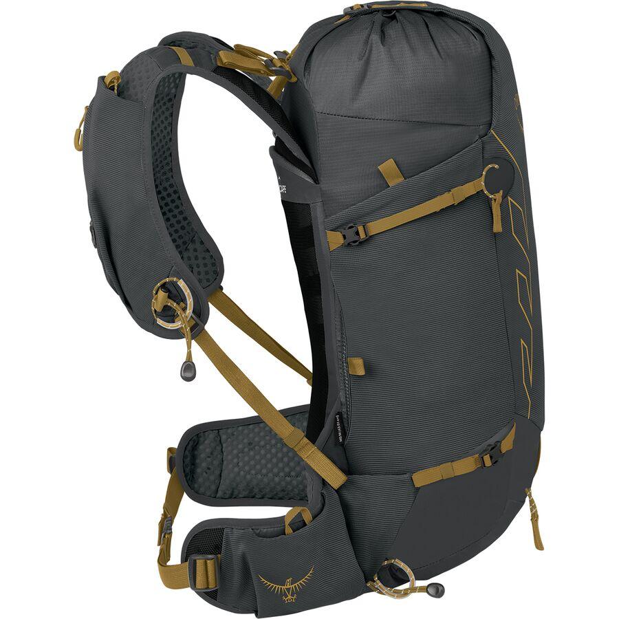 Osprey Packs Talon Velocity 20L Backpack - Men's Dark Charcoal/Tumbleweed Yellow