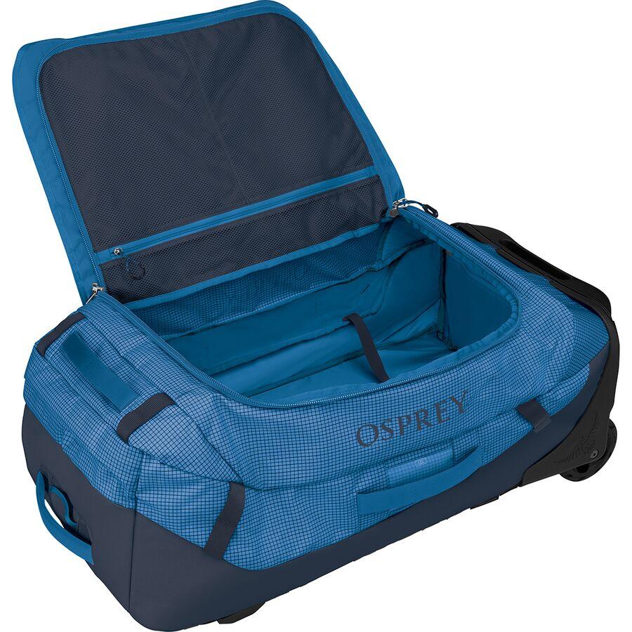 Osprey Packs Transporter Wheeled 90L Duffel Blue Flame/Nocturnal Blue
