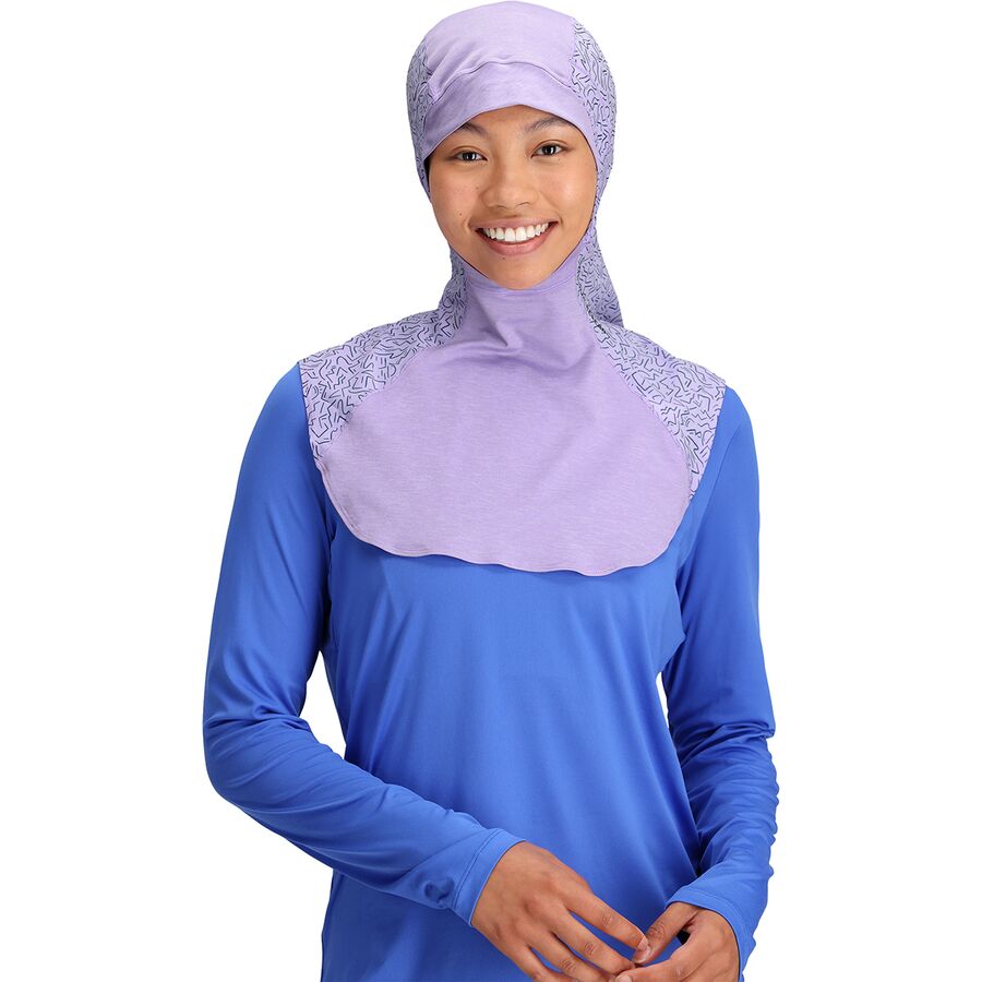 Outdoor Research ActiveIce Hijab Lavender Squiggle/Lavender Heather