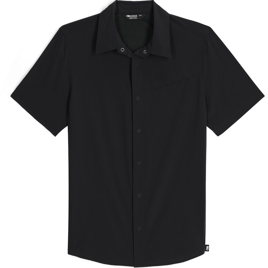 Outdoor Research Astroman Short-Sleeve Sun Shirt - Men's Balsam Plaid