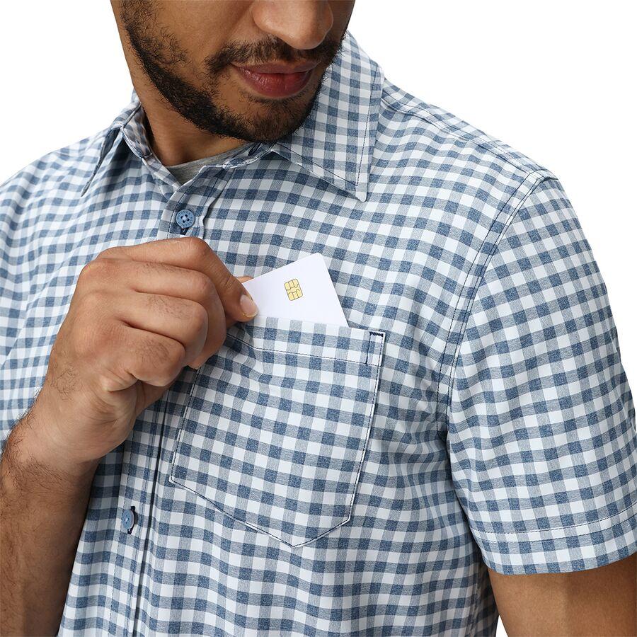 Outdoor Research Blackbird Short-Sleeve Shirt - Men's Cenote Plaid