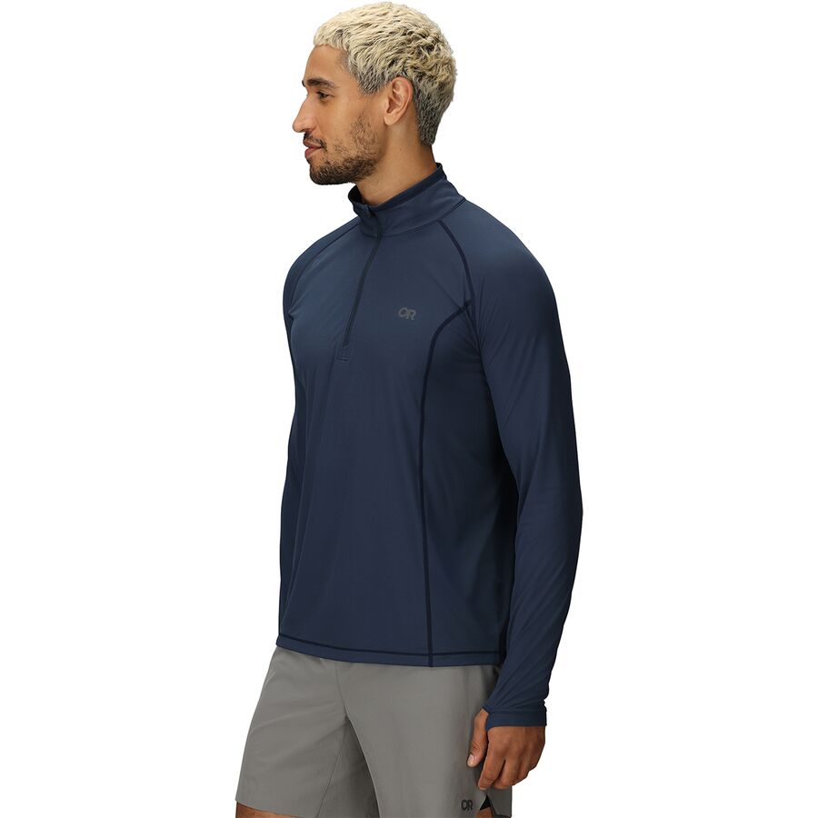 Outdoor Research Echo 1/4-Zip Jacket - Men's Naval Blue