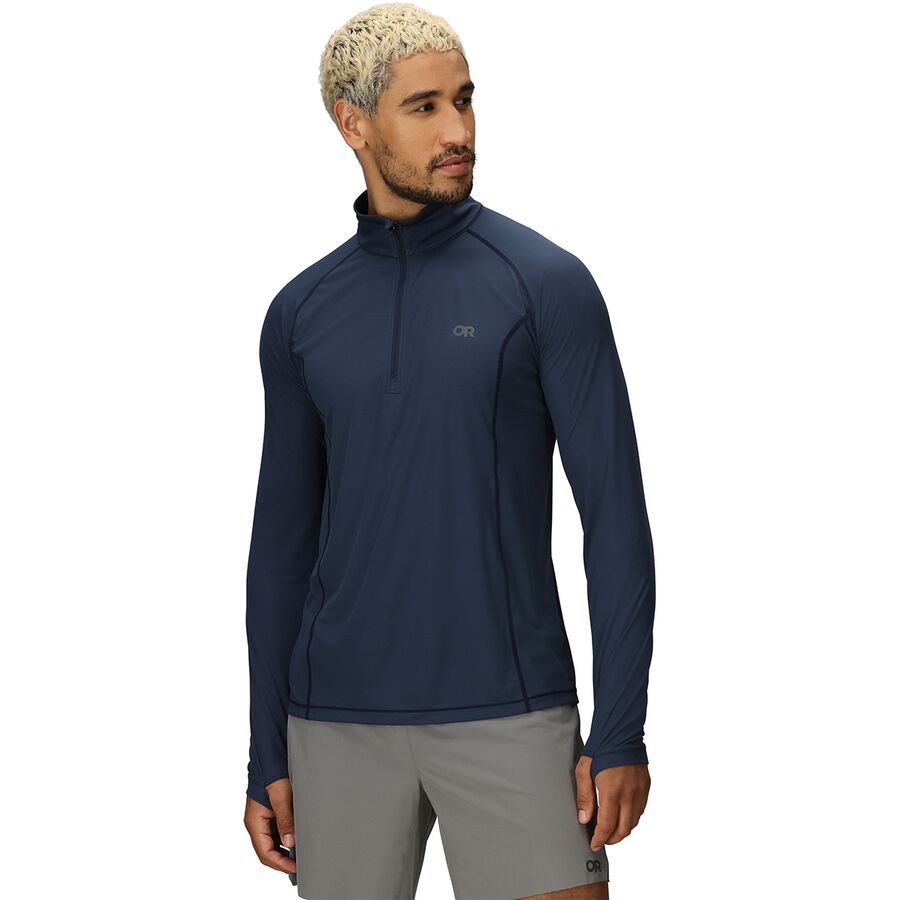 Outdoor Research Echo 1/4-Zip Jacket - Men's Naval Blue