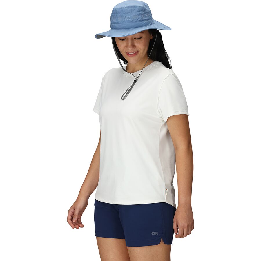 Outdoor Research Solar Roller Sun Hat - Women's Olympic-Rice Embroidery