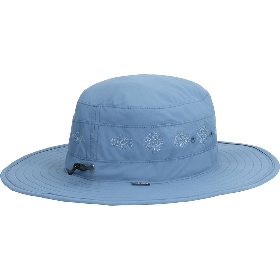 Outdoor Research Solar Roller Sun Hat - Women's Olympic-Rice Embroidery
