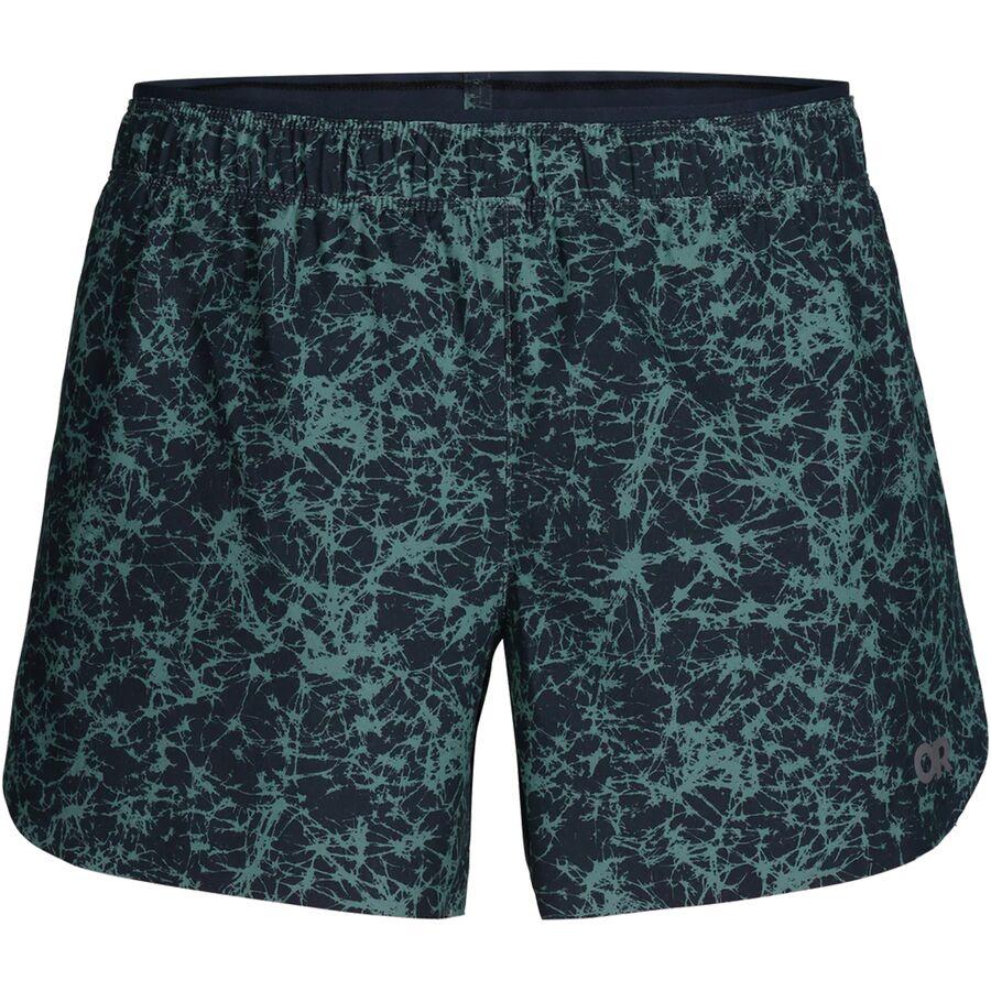 Outdoor Research Swift Lite 4in Short - Women's Dark Navy Atoms