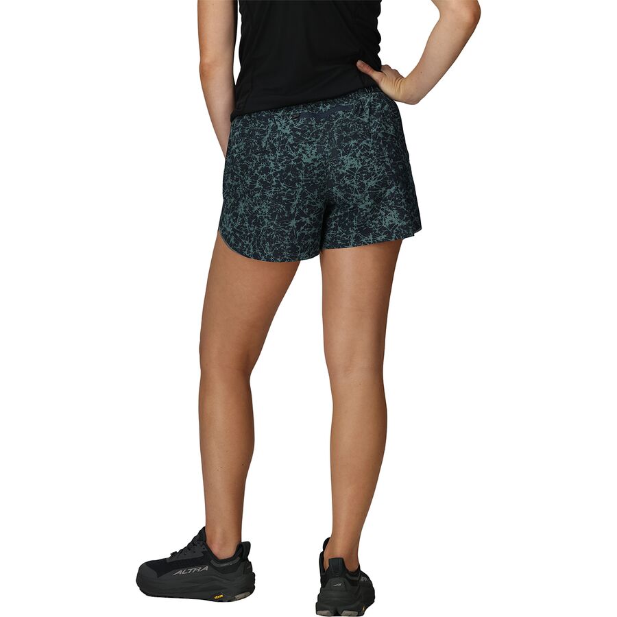 Outdoor Research Swift Lite 4in Short - Women's Dark Navy Atoms