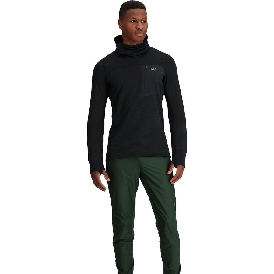 Outdoor Research Vigor Grid Fleece Pullover Hoodie - Men's Black
