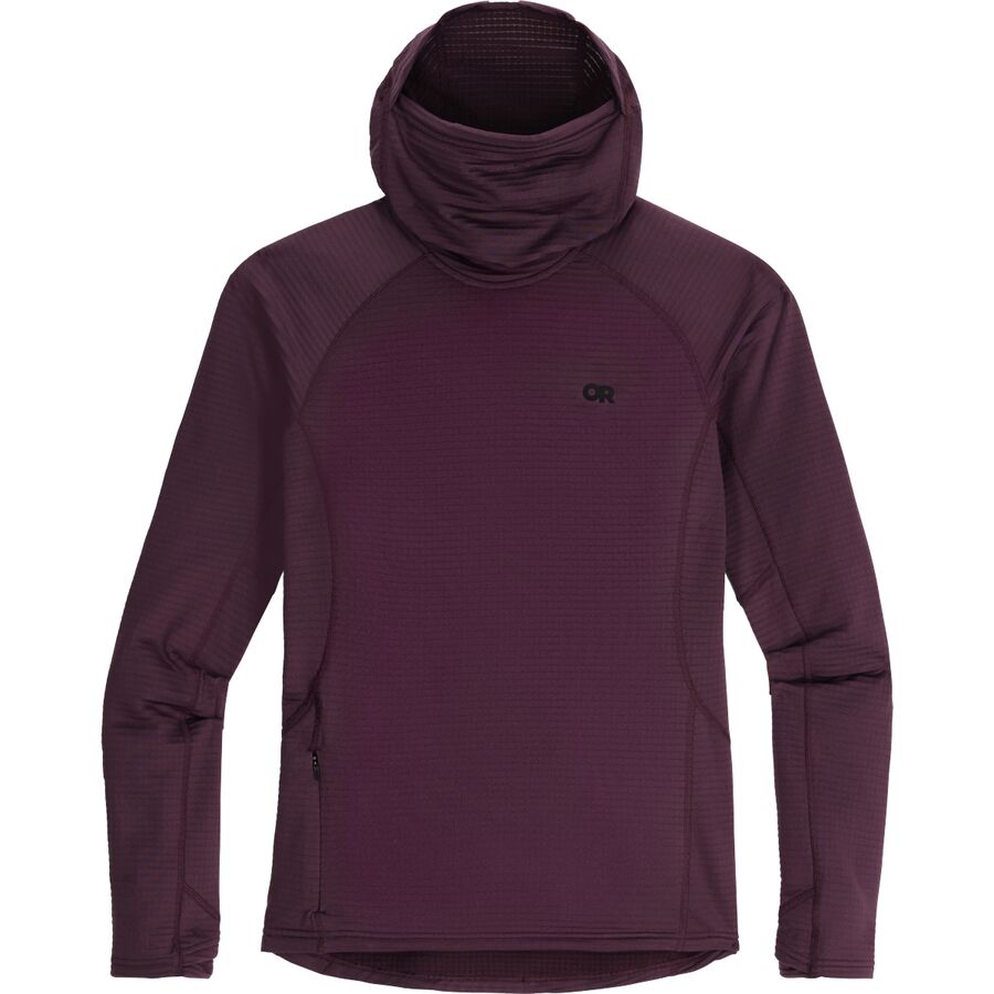 Outdoor Research Vigor Grid Fleece Pullover Hoodie - Women's Amethyst