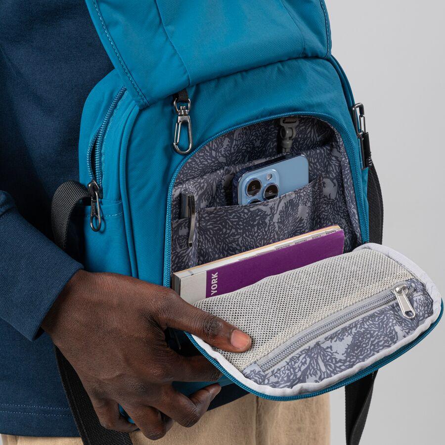 Pacsafe Metrosafe LS200 Econyl Crossbody Bag Tidal Teal