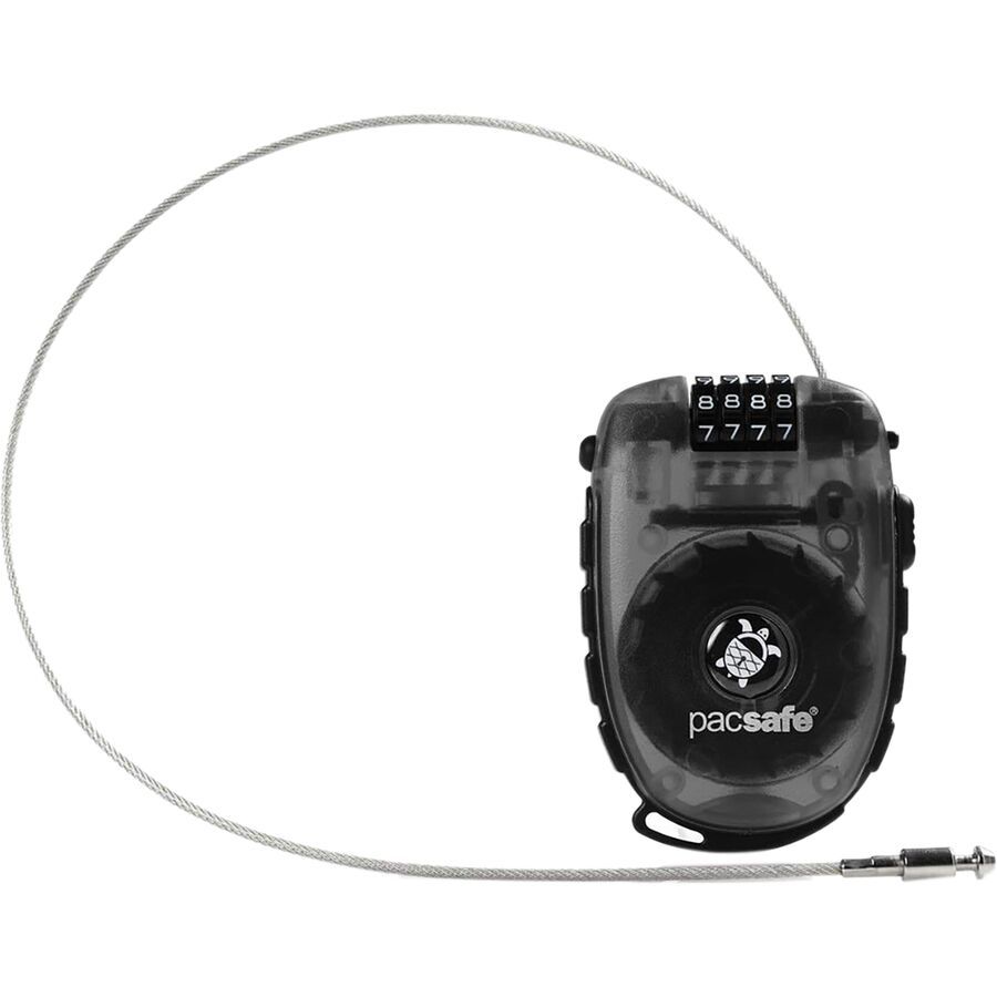 Pacsafe Retractasafe 250 4-Dial Cable Lock Smoke