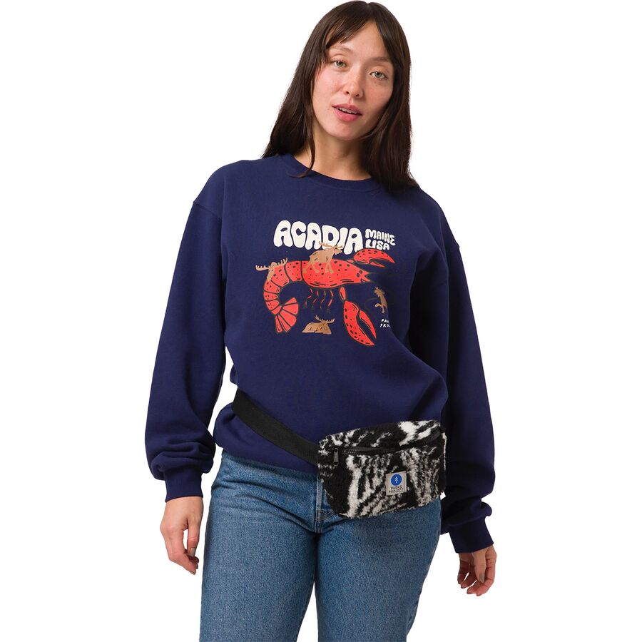 Parks Project Acadia Waves Sherpa Fanny Pack Black/Natural