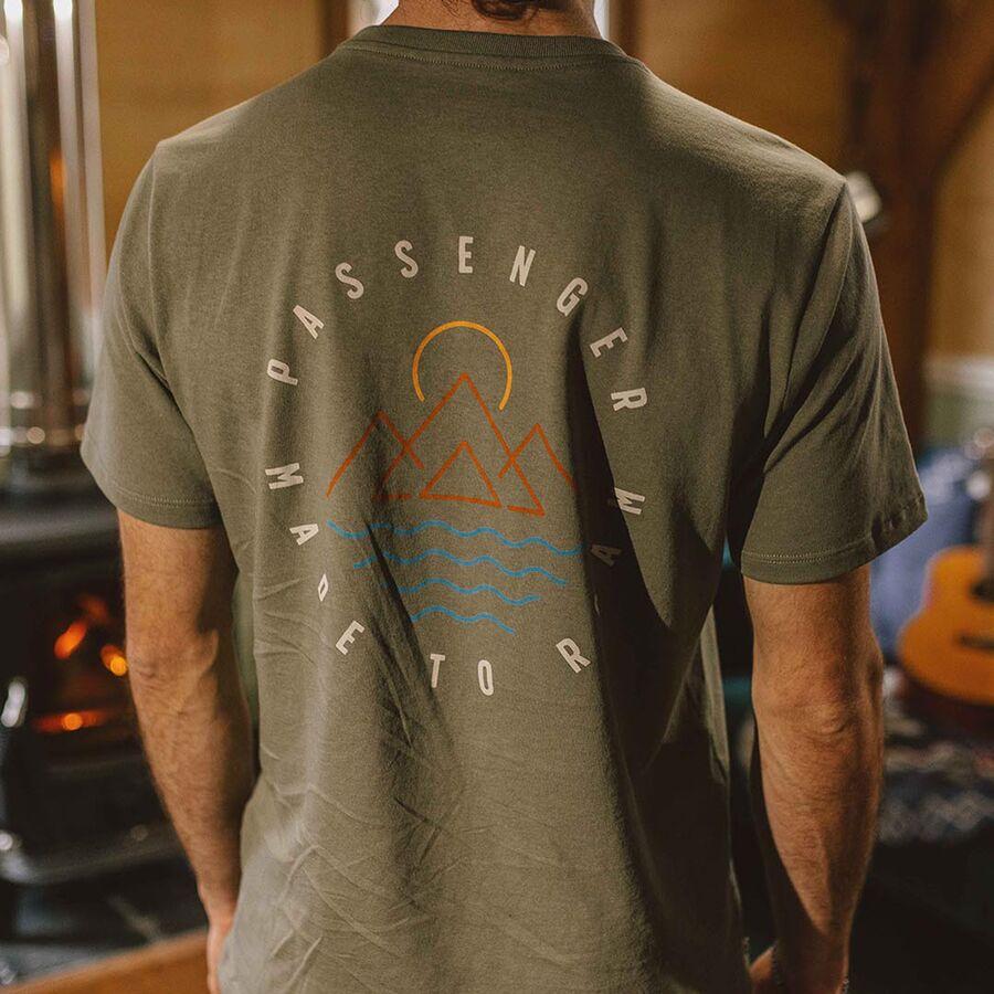 Passenger Escapism Recycled Cotton T-Shirt - Men's Dusty Olive