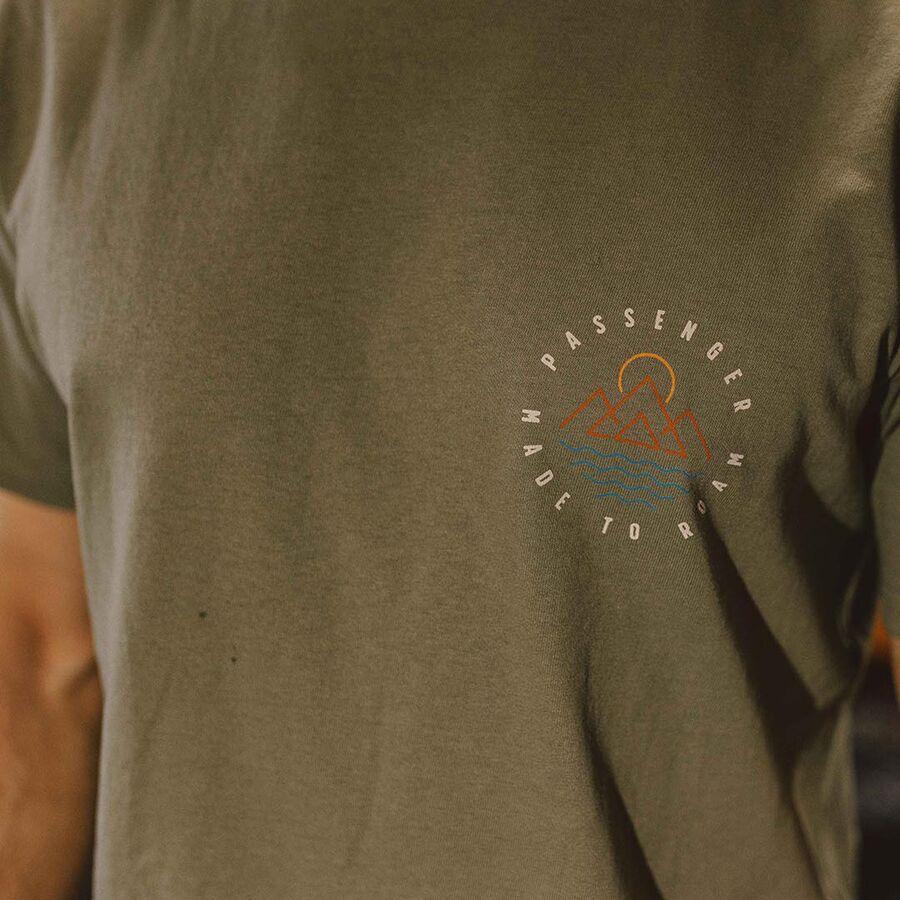 Passenger Escapism Recycled Cotton T-Shirt - Men's Dusty Olive