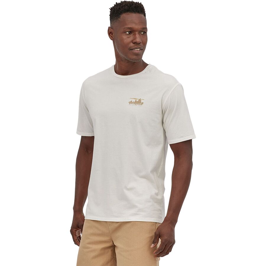 Patagonia 73 Skyline Regenerative Organic Pilot Cotton T-Shirt - Men's Birch White