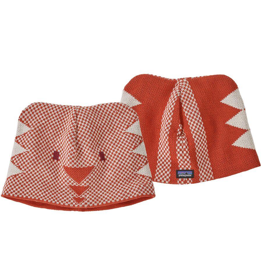 Patagonia Baby Animal Friends Beanie - Toddlers' Beanie Bear/Sandhill Rust