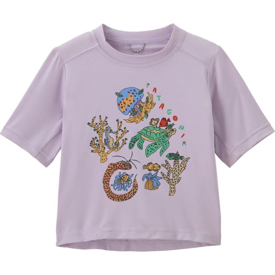 Patagonia Baby Capilene Silkweight T-Shirt - Infants Coral Community: Foxglove Purple