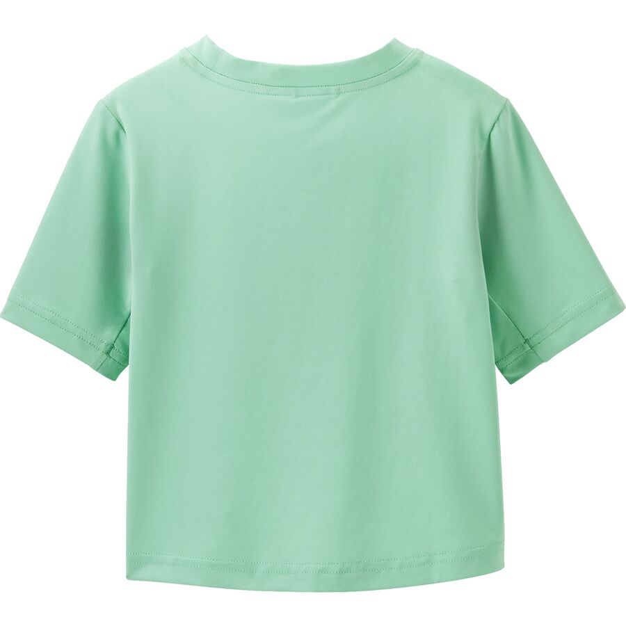 Patagonia Baby Capilene Silkweight T-Shirt - Toddlers' Caterpillar Chiller: Rinsed Green