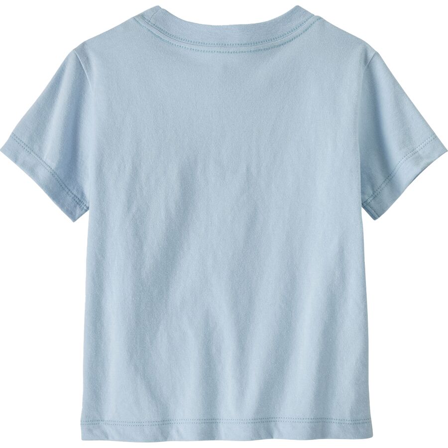 Patagonia Baby Fitz Roy Skies T-Shirt - Toddlers' Fleck Blue