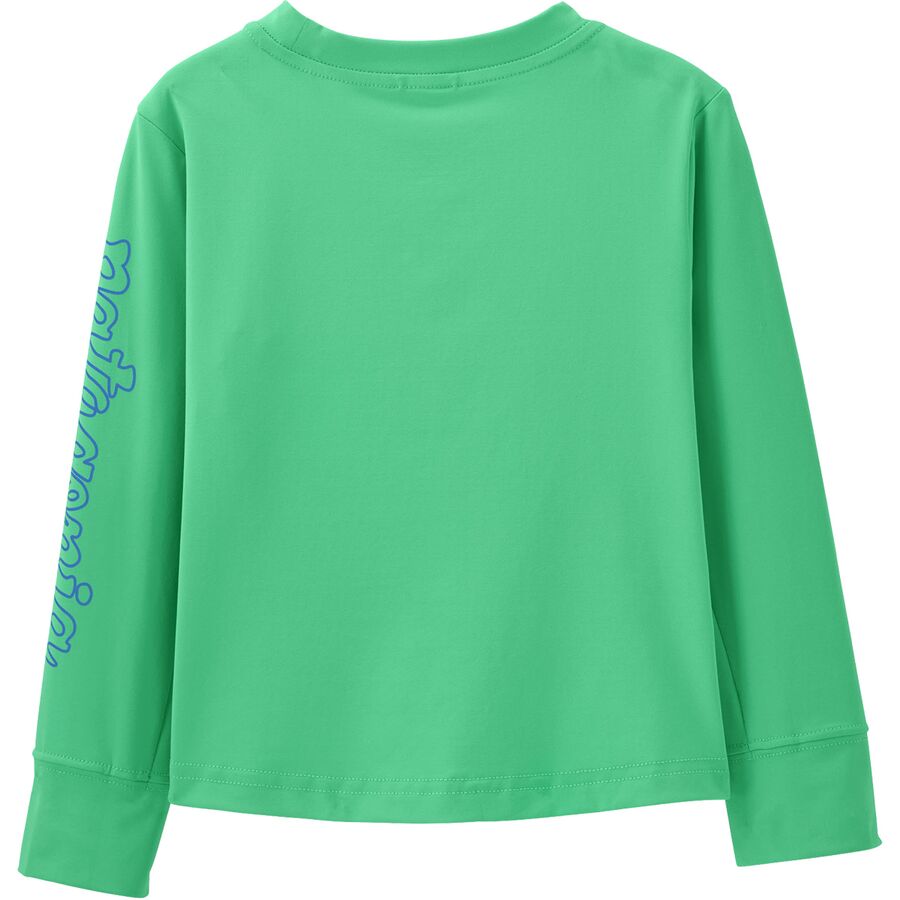Patagonia Baby Long-Sleeve Capilene Silkweight T-Shirt - Infants' Fitz Script: Aloe Green