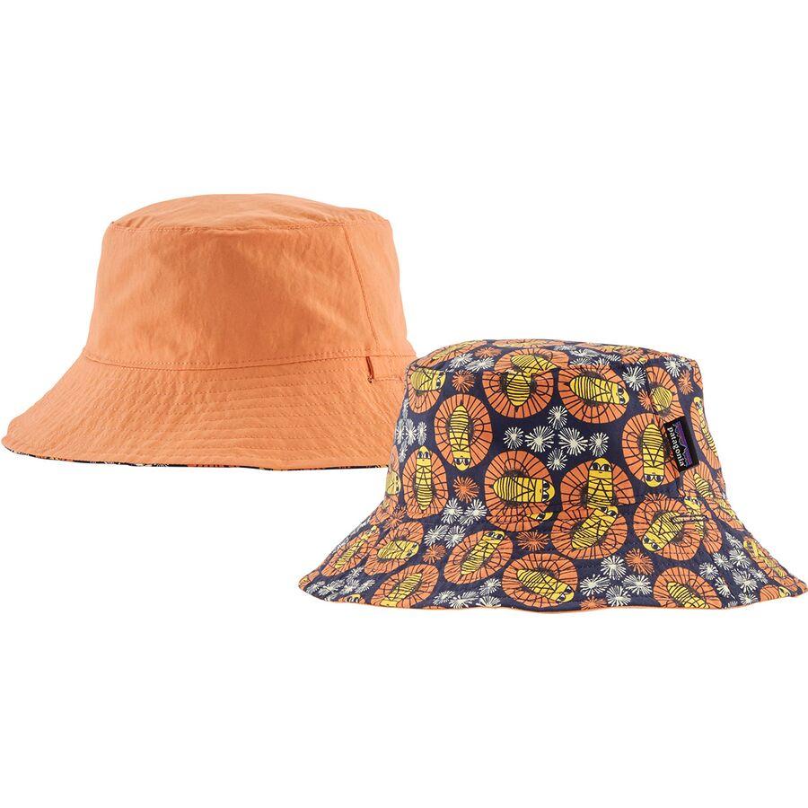 Patagonia Baby Sun Bucket Hat - Kids' Bee You: New Navy