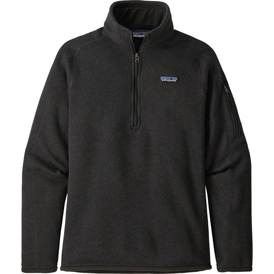 Patagonia Better Sweater 1/4-Zip Fleece Jacket - Women's Black