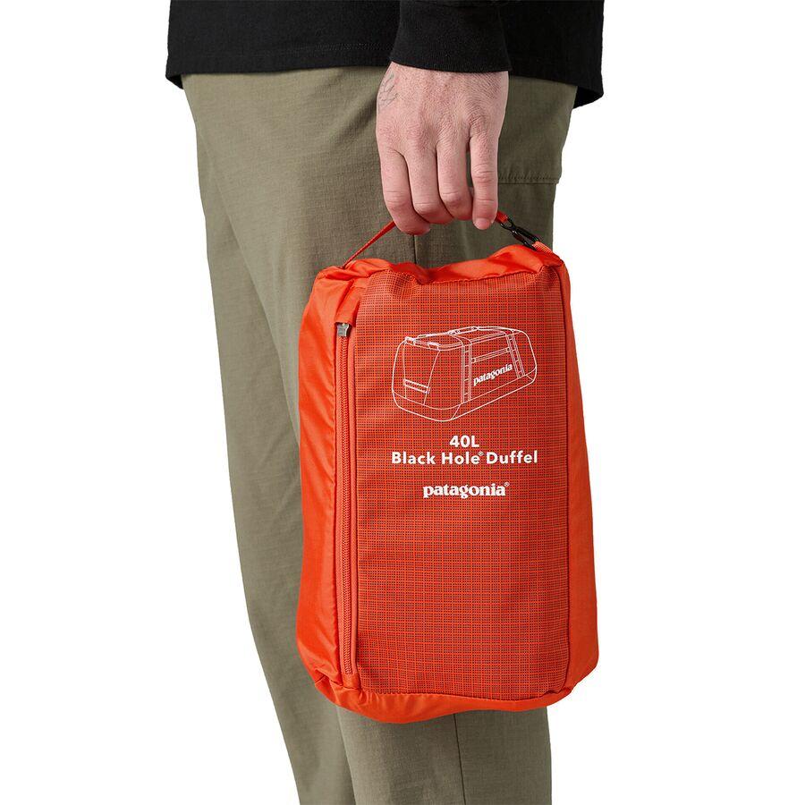 Patagonia Black Hole 40L Duffel Bag Pollinator Orange