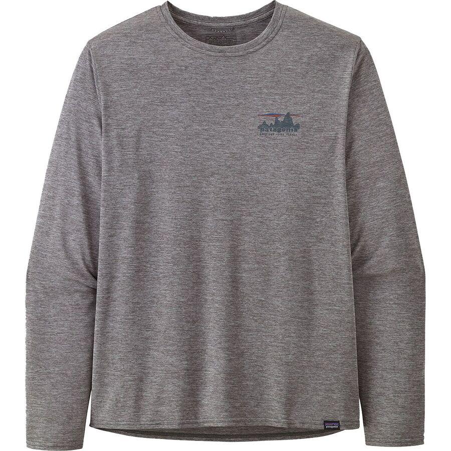 Patagonia Capilene Cool Daily Graphic Long-Sleeve Shirt - Men's Strataspire: Beeswax Tan X-Dye