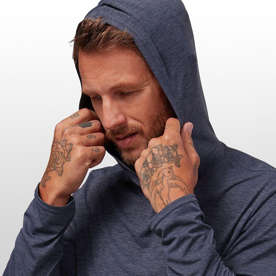 Patagonia Capilene Cool Daily Hooded Shirt - Men's Fleck Blue