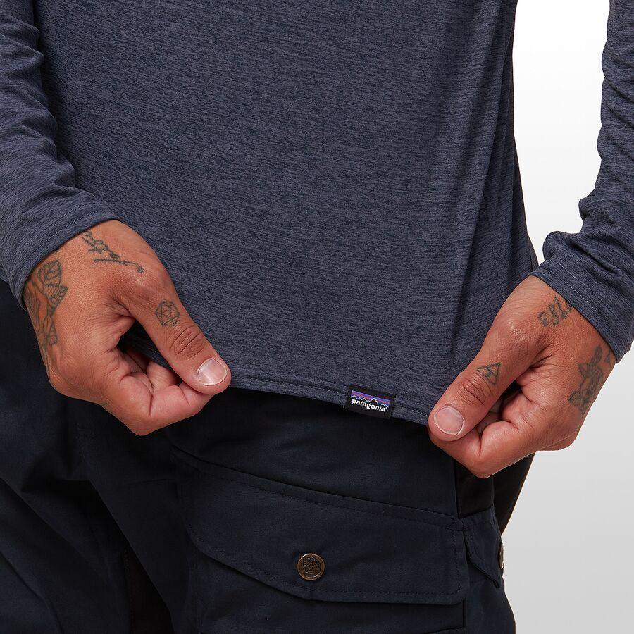 Patagonia Capilene Cool Daily Hooded Shirt - Men's Fleck Blue