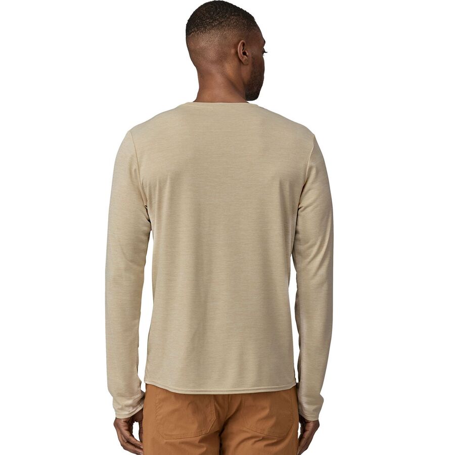 Patagonia Capilene Cool Daily Long-Sleeve Shirt - Men's Pumice/Dyno White X-Dye