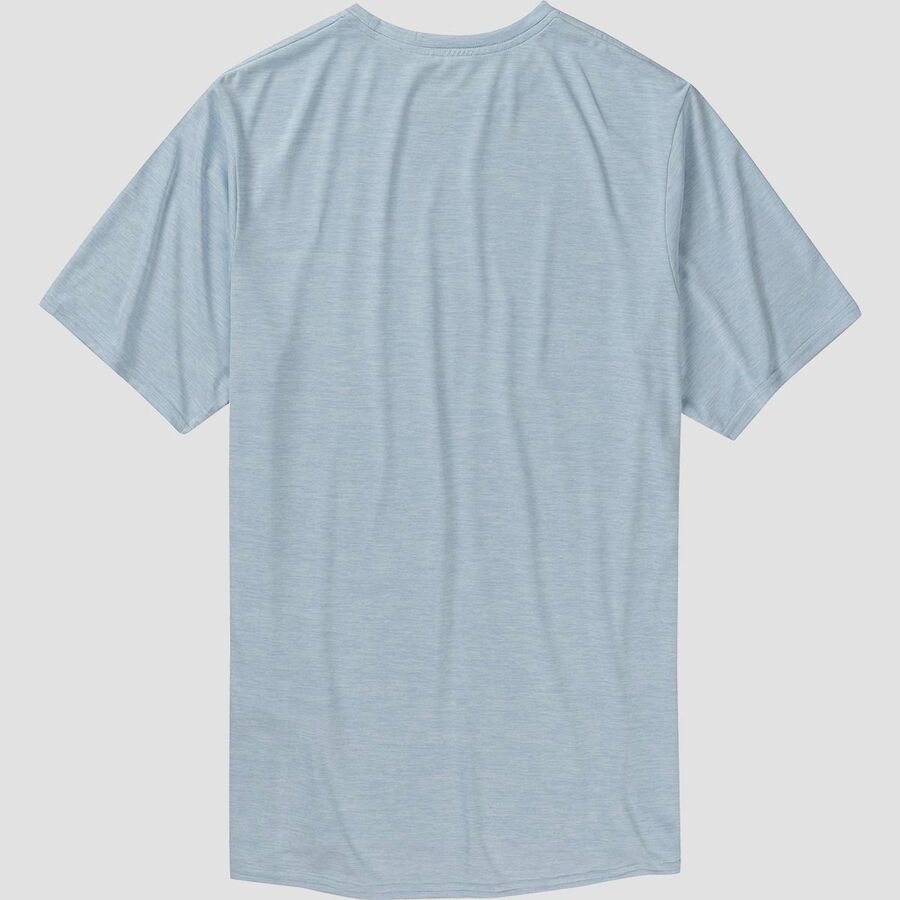 Patagonia Capilene Cool Daily Short-Sleeve Shirt - Men's Fleck Blue