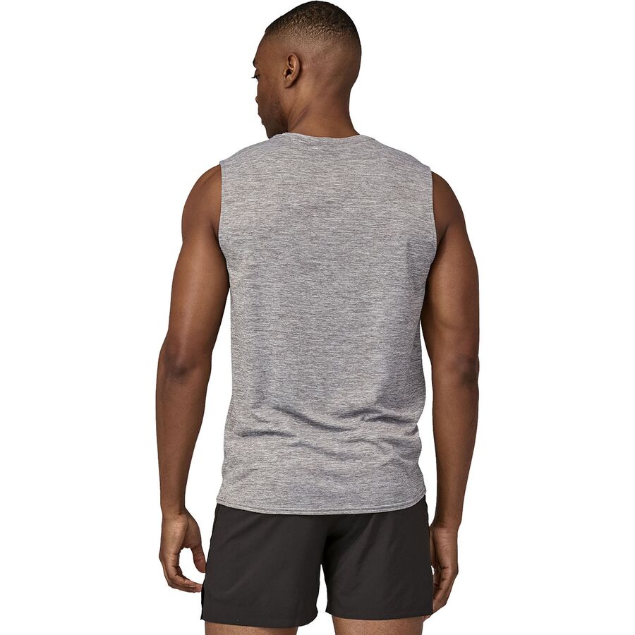 Patagonia Capilene Cool Daily Sleeveless Shirt - Men's Fleck Blue