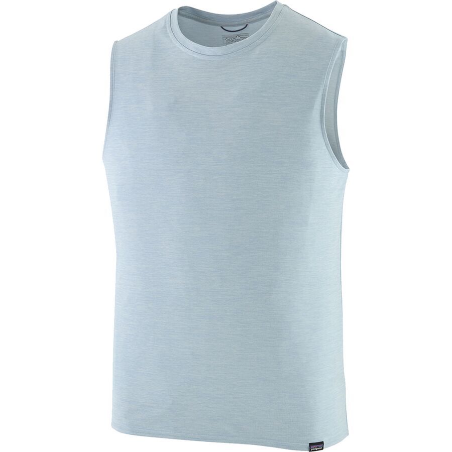 Patagonia Capilene Cool Daily Sleeveless Shirt - Men's Fleck Blue