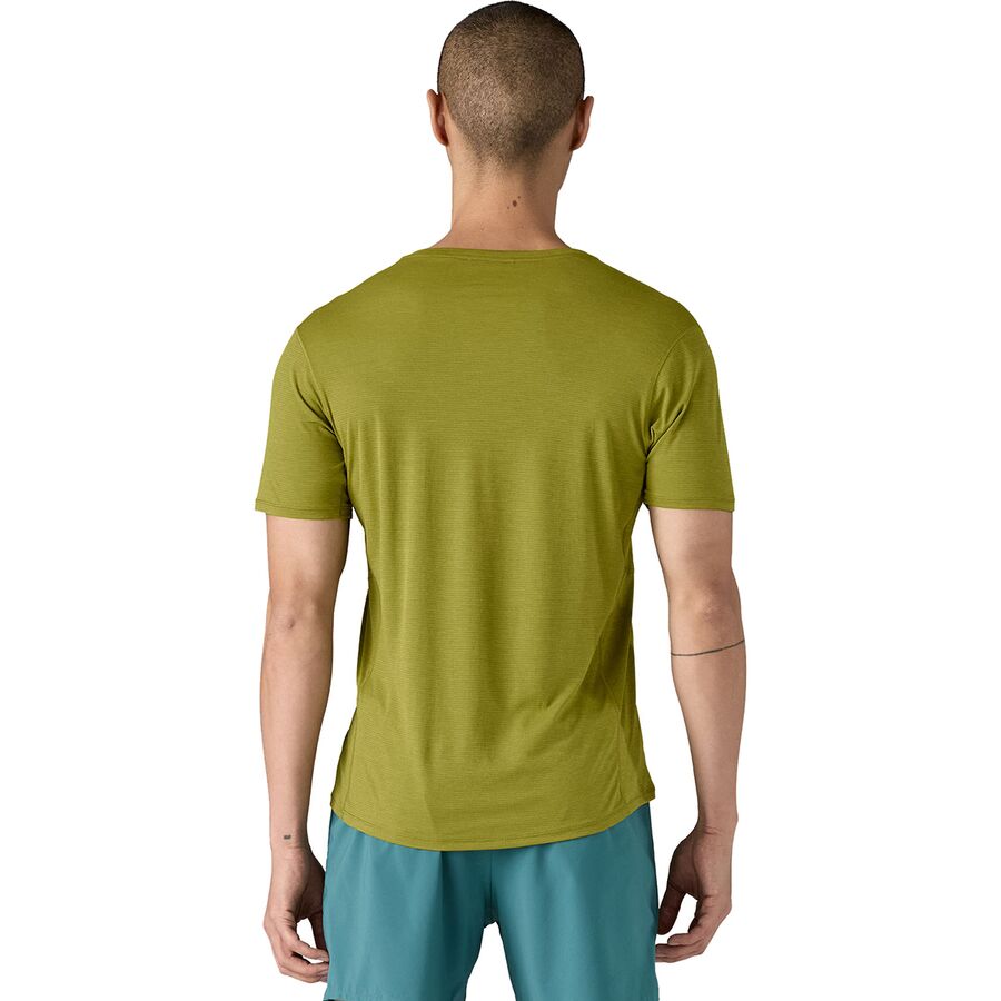 Patagonia Capilene Cool Lightweight Short-Sleeve Shirt - Men's Graze Green - Light Graze Green X-Dye