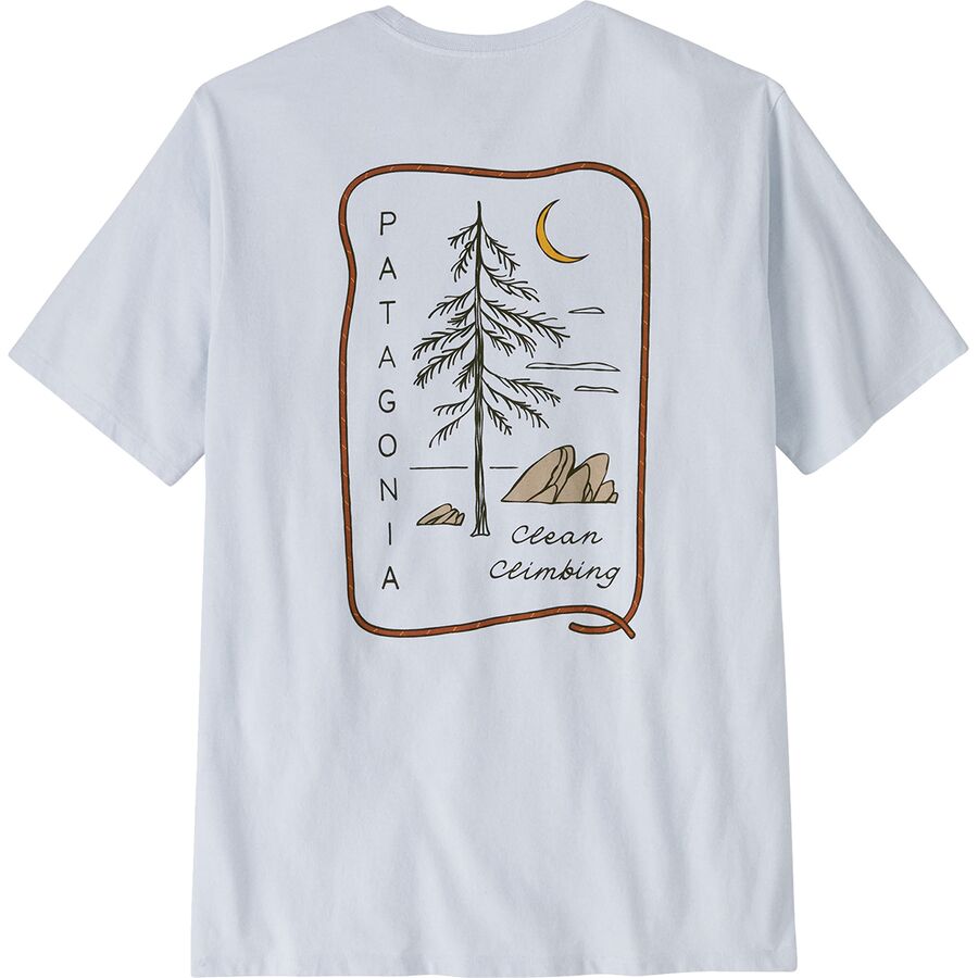 Patagonia Clean Climb Roots Responsibili-Tee - Men's Pufferfish Gold