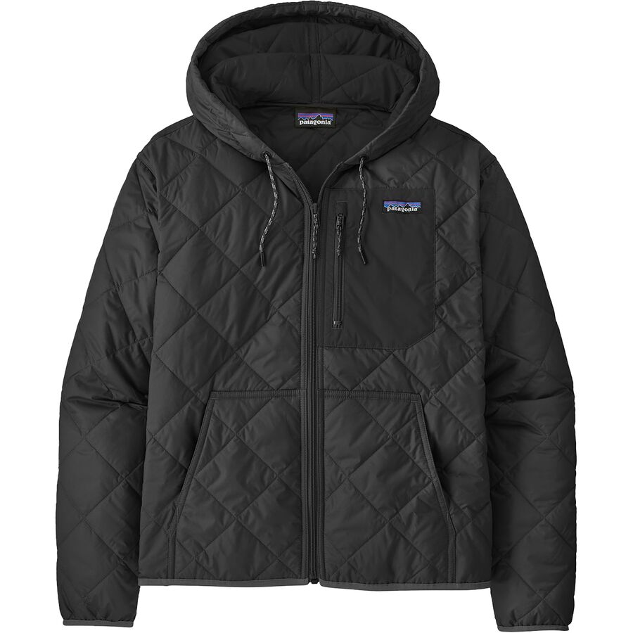 Patagonia Diamond Quilted Bomber Hoodie - Women's Black